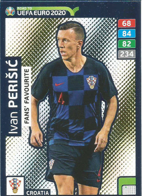 Trading Cards IVAN PERISIC PANINI ROAD TO EURO 2020 FANS